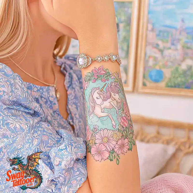150 Unicorn Tattoo Designs to Spark Your Imagination 57 unicorn100
