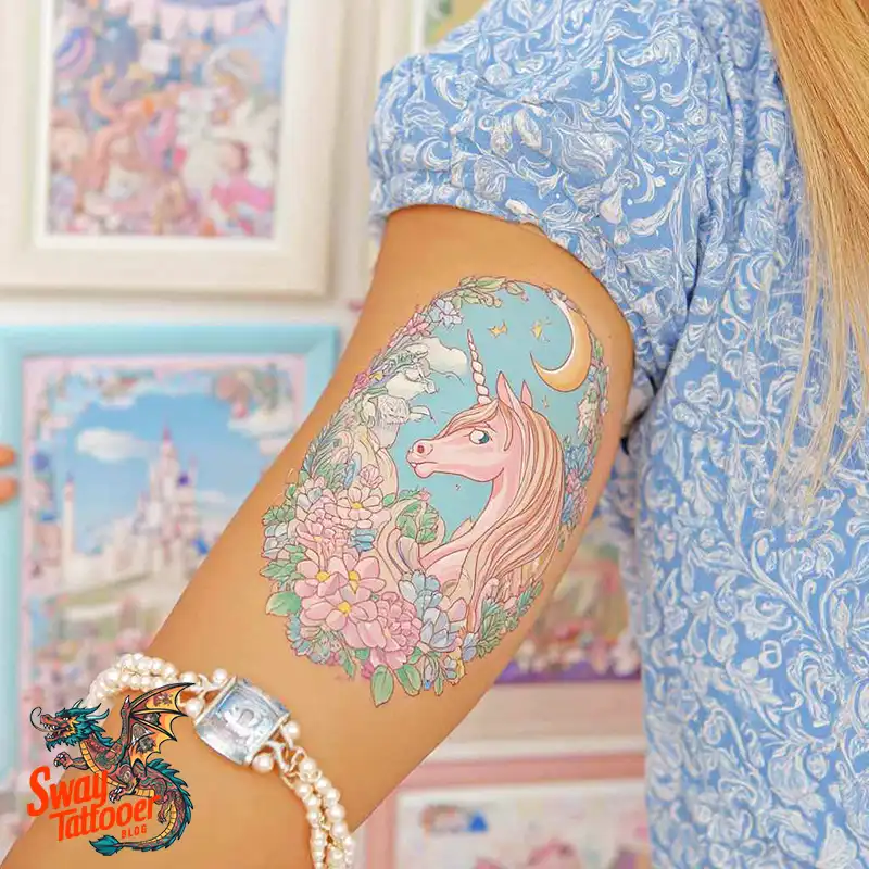 150 Unicorn Tattoo Designs to Spark Your Imagination 60 unicorn103