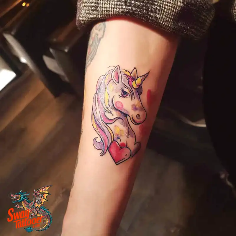 150 Unicorn Tattoo Designs to Spark Your Imagination 49 unicorn109
