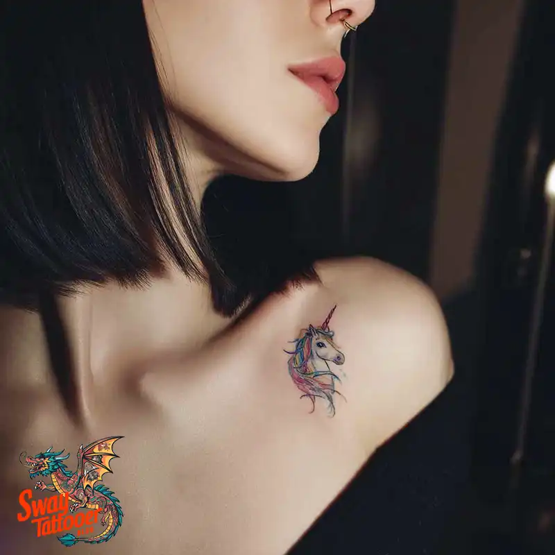150 Unicorn Tattoo Designs to Spark Your Imagination 44 unicorn114