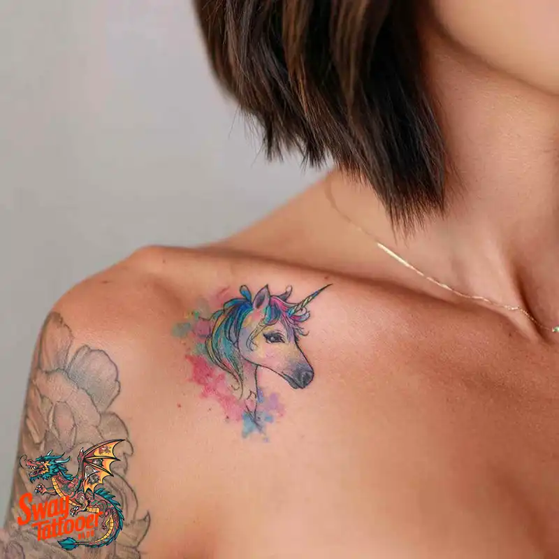150 Unicorn Tattoo Designs to Spark Your Imagination 38 unicorn120