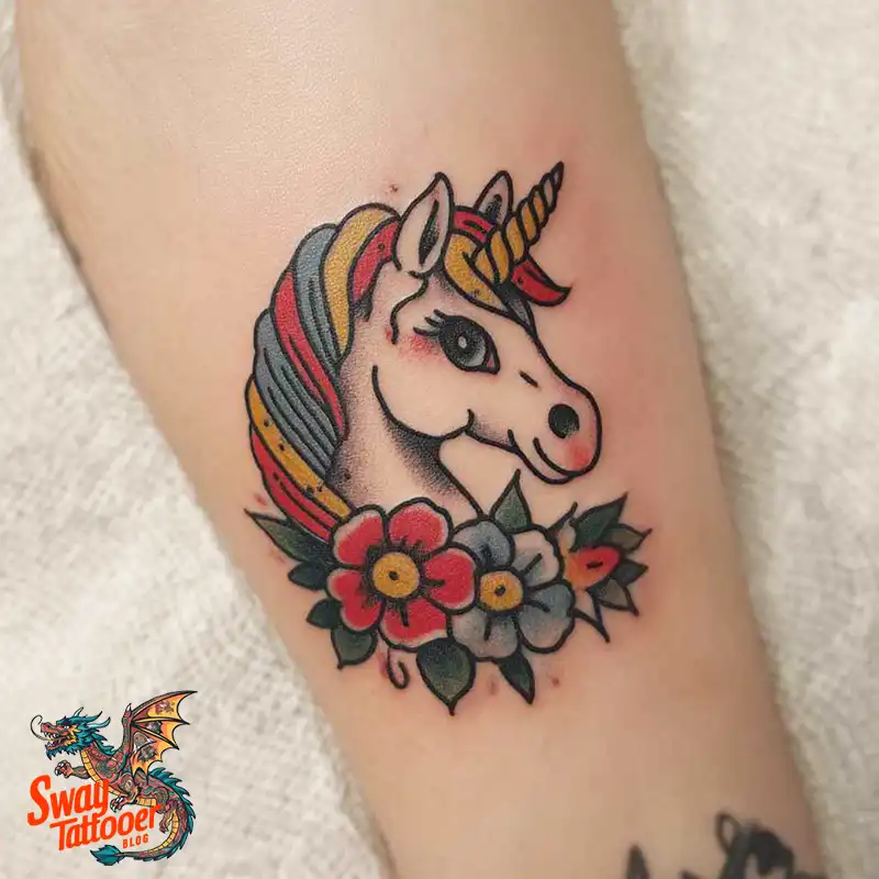 150 Unicorn Tattoo Designs to Spark Your Imagination 145 unicorn13