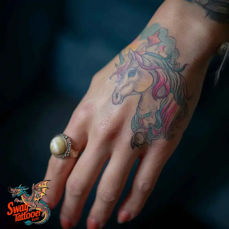 150 Unicorn Tattoo Designs to Spark Your Imagination 28 unicorn130