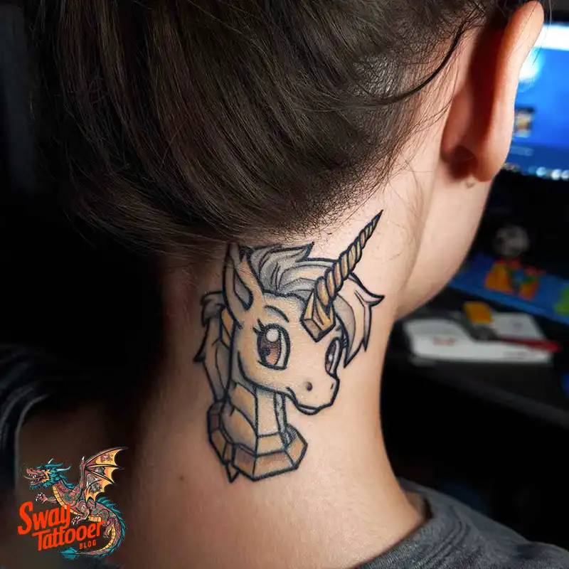 150 Unicorn Tattoo Designs to Spark Your Imagination 27 unicorn131