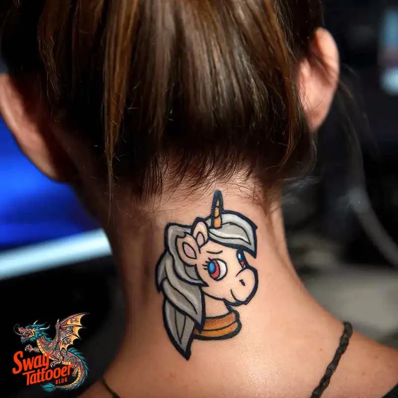 150 Unicorn Tattoo Designs to Spark Your Imagination 26 unicorn132
