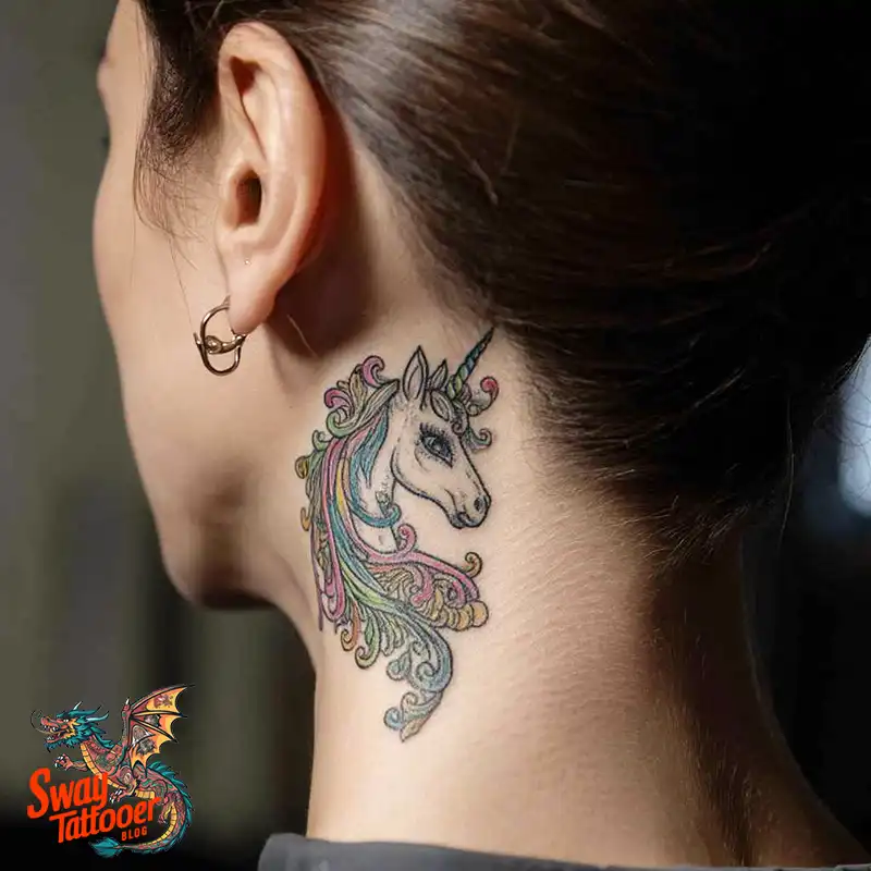 150 Unicorn Tattoo Designs to Spark Your Imagination 23 unicorn135