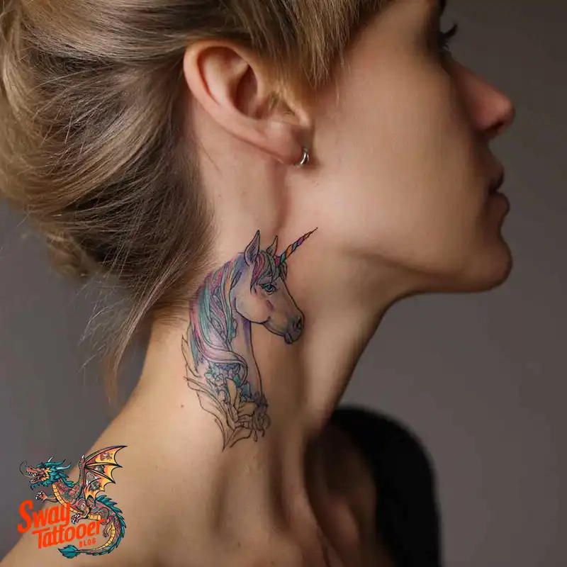 150 Unicorn Tattoo Designs to Spark Your Imagination 22 unicorn136