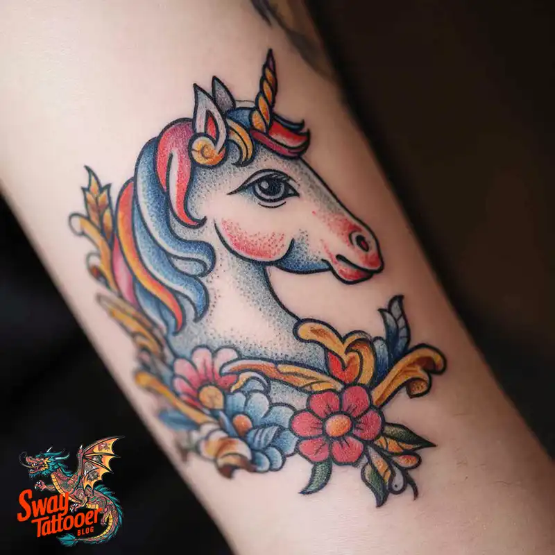150 Unicorn Tattoo Designs to Spark Your Imagination 139 unicorn14