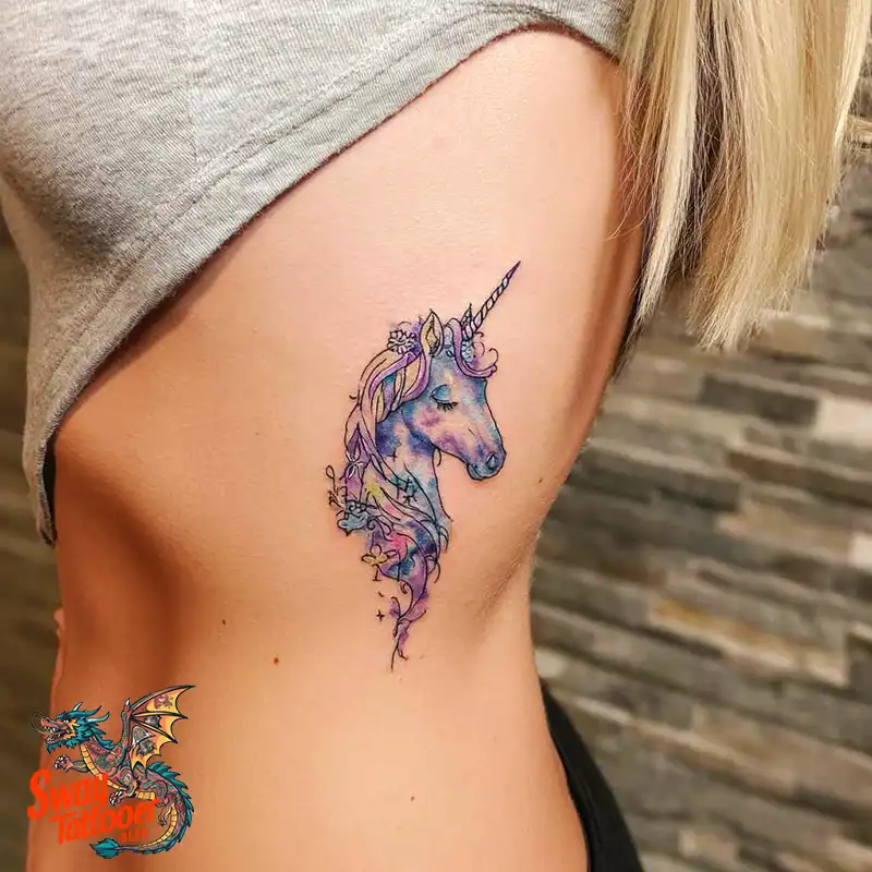 150 Unicorn Tattoo Designs to Spark Your Imagination 17 unicorn141