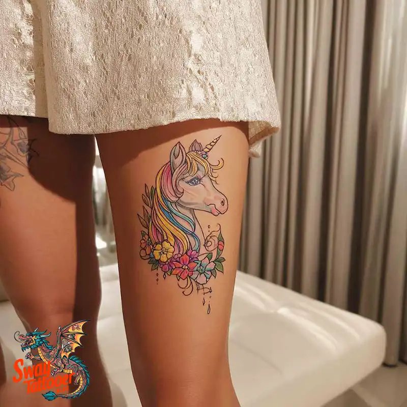150 Unicorn Tattoo Designs to Spark Your Imagination 12 unicorn146