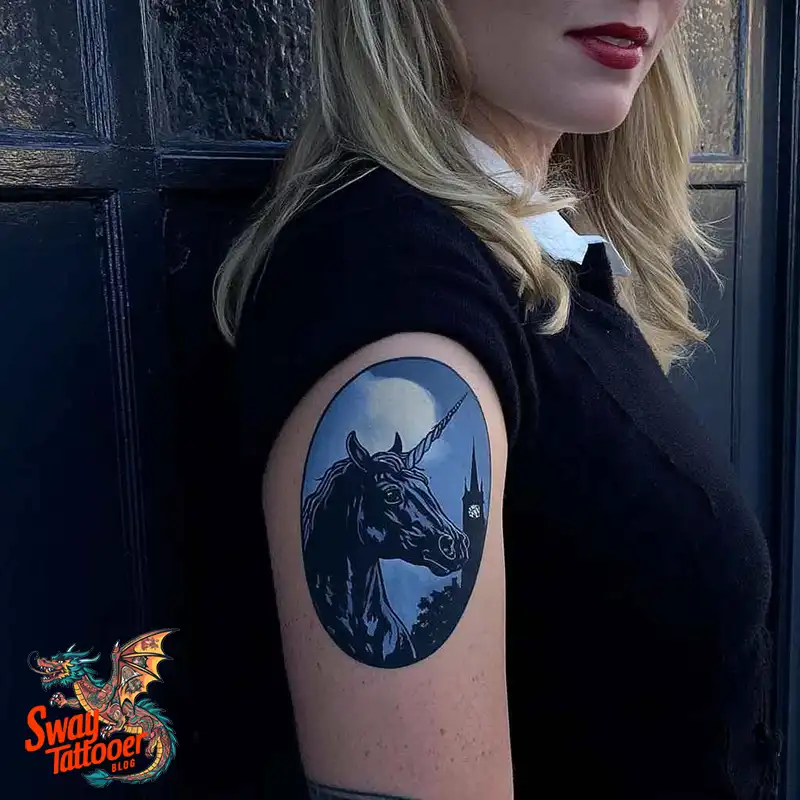 150 Unicorn Tattoo Designs to Spark Your Imagination 7 unicorn151