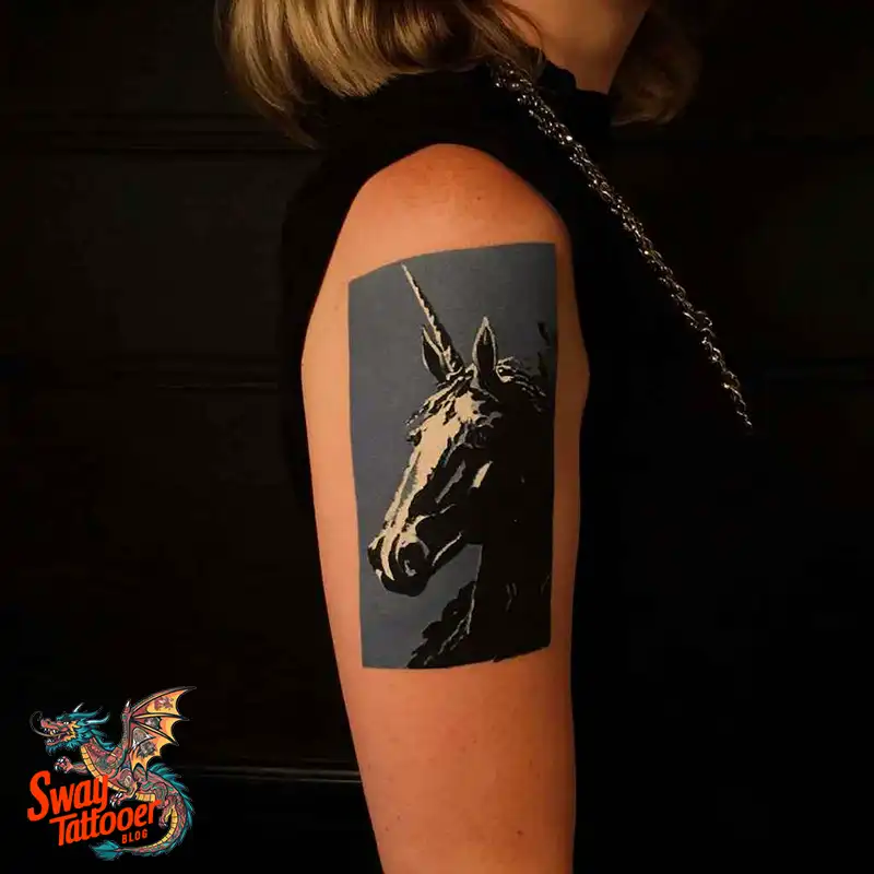 150 Unicorn Tattoo Designs to Spark Your Imagination 6 unicorn152
