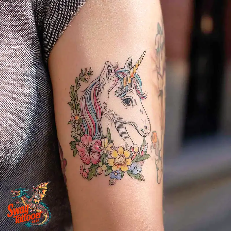 150 Unicorn Tattoo Designs to Spark Your Imagination 138 unicorn22