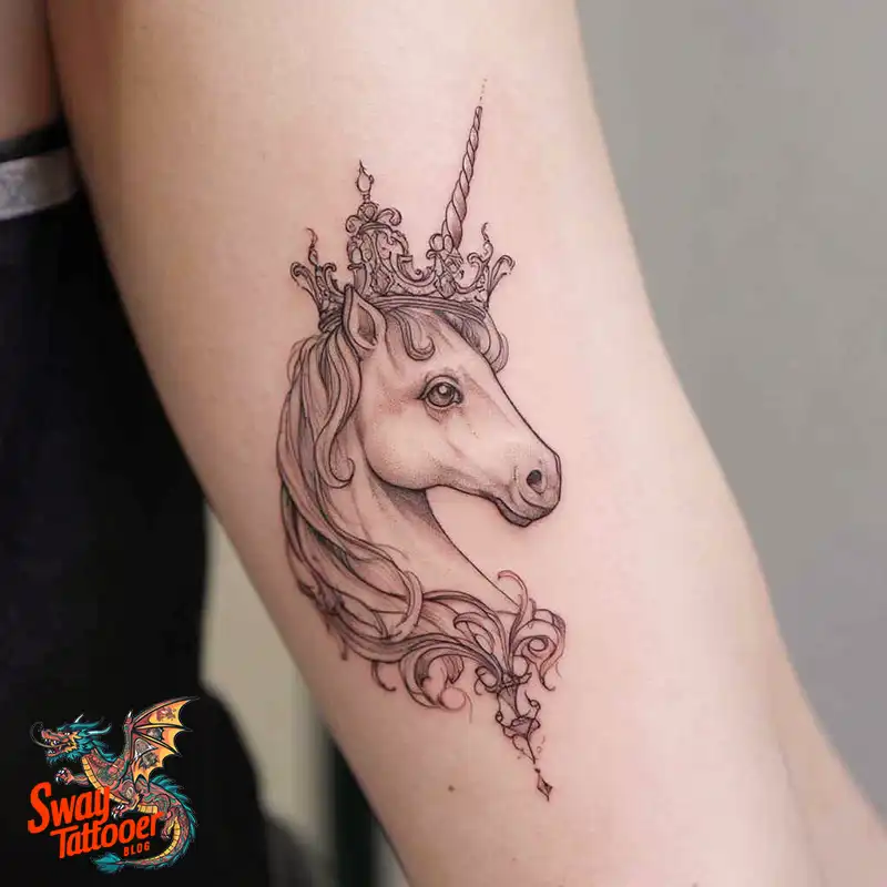 150 Unicorn Tattoo Designs to Spark Your Imagination 134 unicorn24