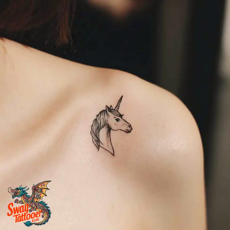 150 Unicorn Tattoo Designs to Spark Your Imagination 130 unicorn28