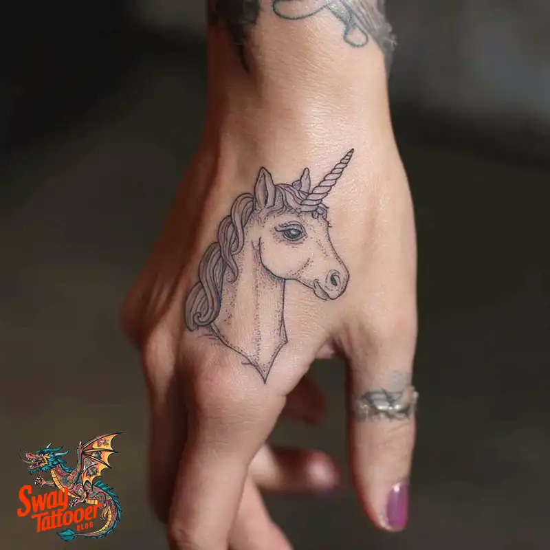 150 Unicorn Tattoo Designs to Spark Your Imagination 129 unicorn29
