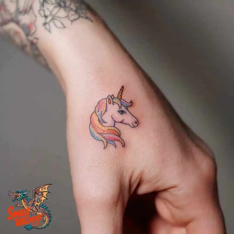150 Unicorn Tattoo Designs to Spark Your Imagination 128 unicorn30