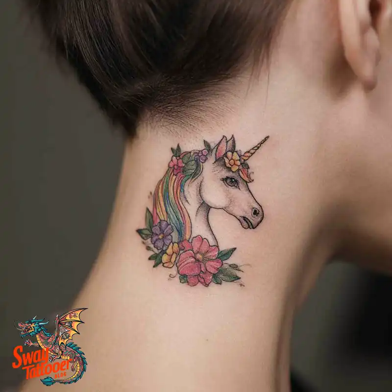 150 Unicorn Tattoo Designs to Spark Your Imagination 123 unicorn34