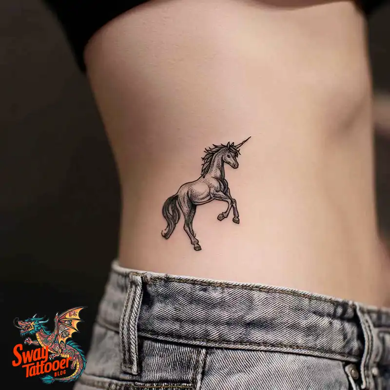 150 Unicorn Tattoo Designs to Spark Your Imagination 124 unicorn35