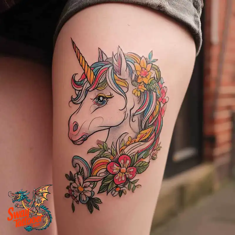 150 Unicorn Tattoo Designs to Spark Your Imagination 119 unicorn39