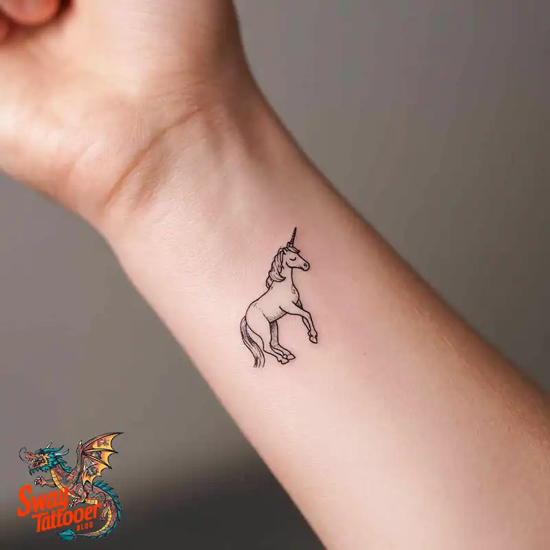 150 Unicorn Tattoo Designs to Spark Your Imagination 118 unicorn40