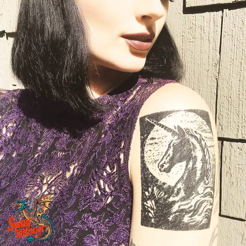 150 Unicorn Tattoo Designs to Spark Your Imagination 112 unicorn47