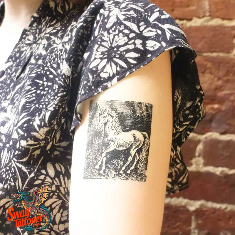 150 Unicorn Tattoo Designs to Spark Your Imagination 113 unicorn48