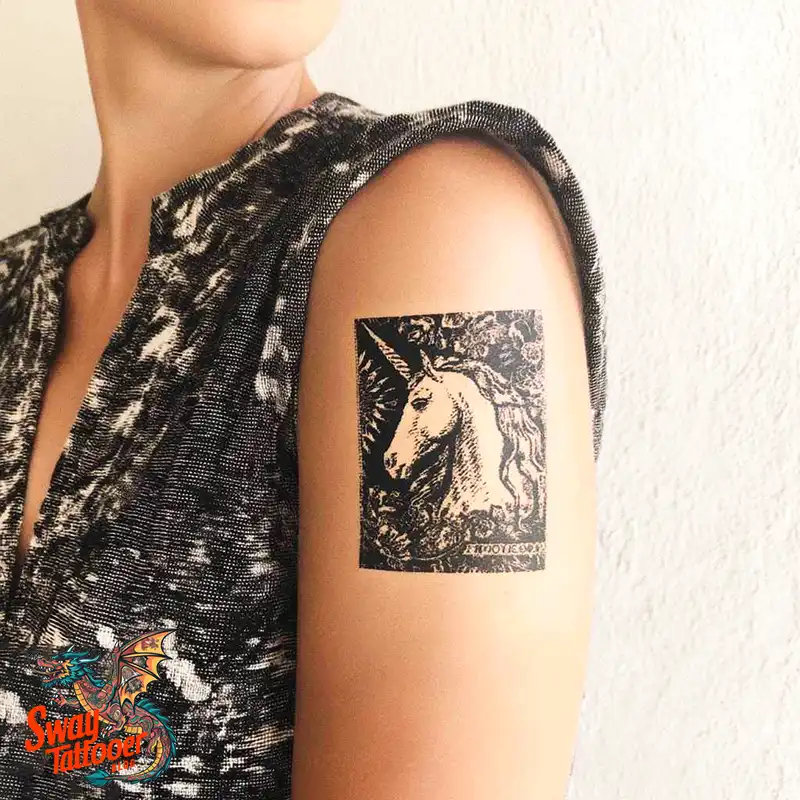 150 Unicorn Tattoo Designs to Spark Your Imagination 114 unicorn49