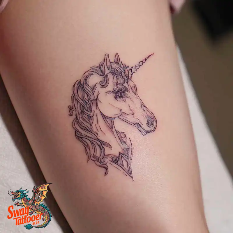 150 Unicorn Tattoo Designs to Spark Your Imagination 154 unicorn5