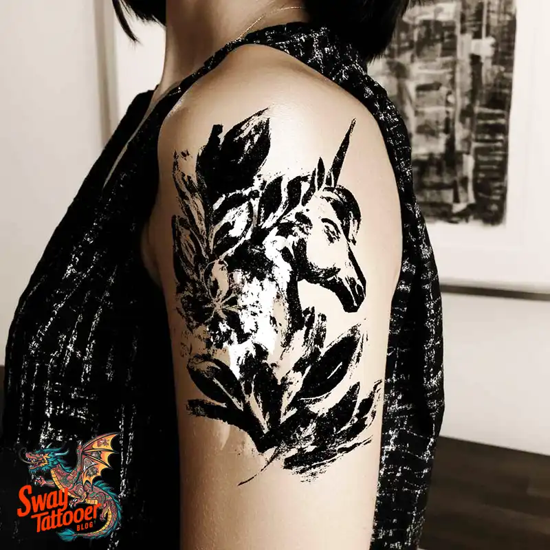 150 Unicorn Tattoo Designs to Spark Your Imagination 107 unicorn51