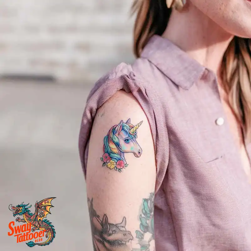 150 Unicorn Tattoo Designs to Spark Your Imagination 102 unicorn56