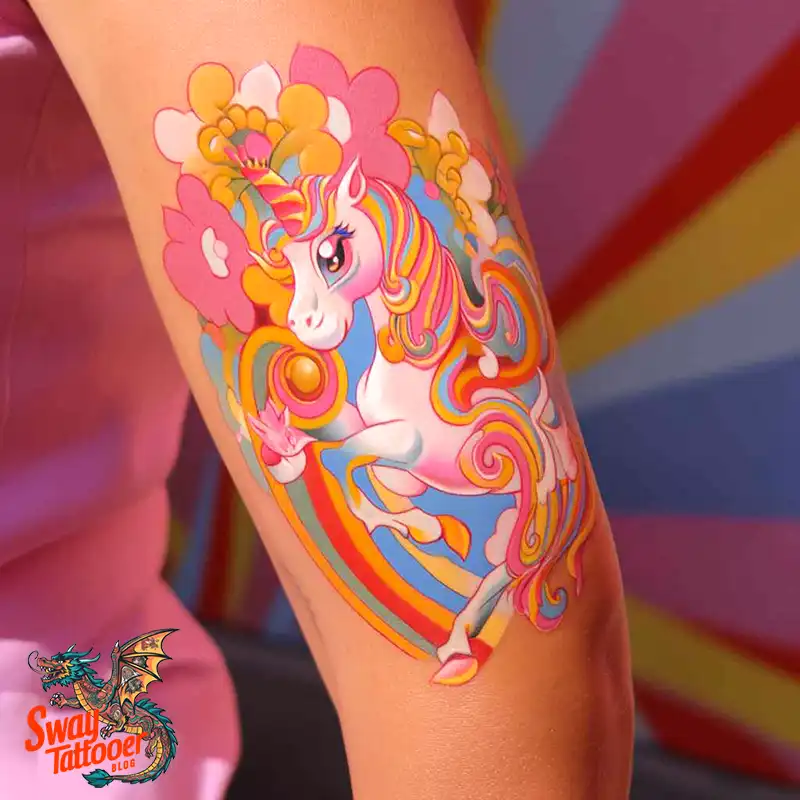 150 Unicorn Tattoo Designs to Spark Your Imagination 99 unicorn59