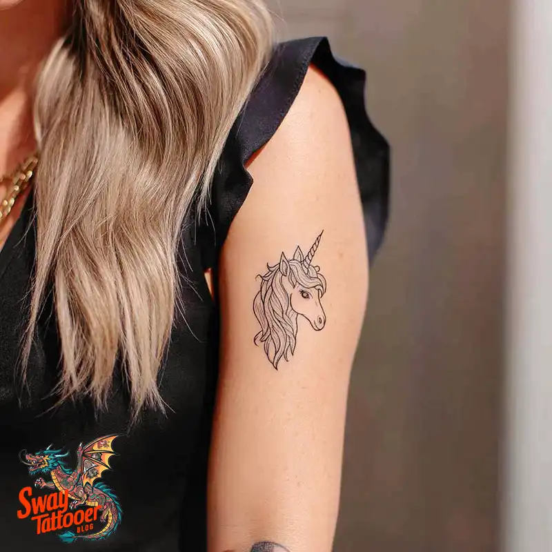 150 Unicorn Tattoo Designs to Spark Your Imagination 93 unicorn64