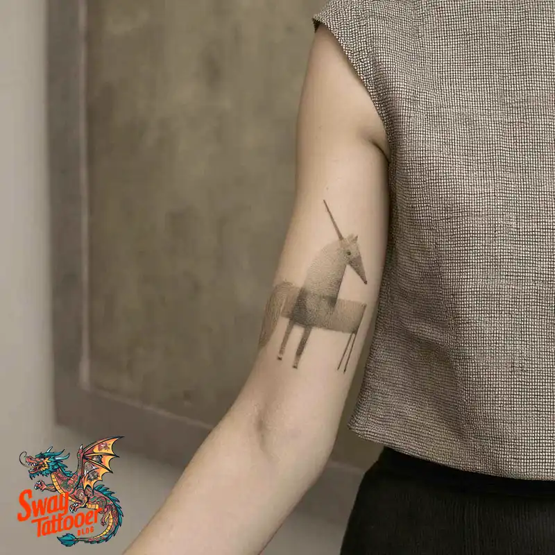 150 Unicorn Tattoo Designs to Spark Your Imagination 90 unicorn68