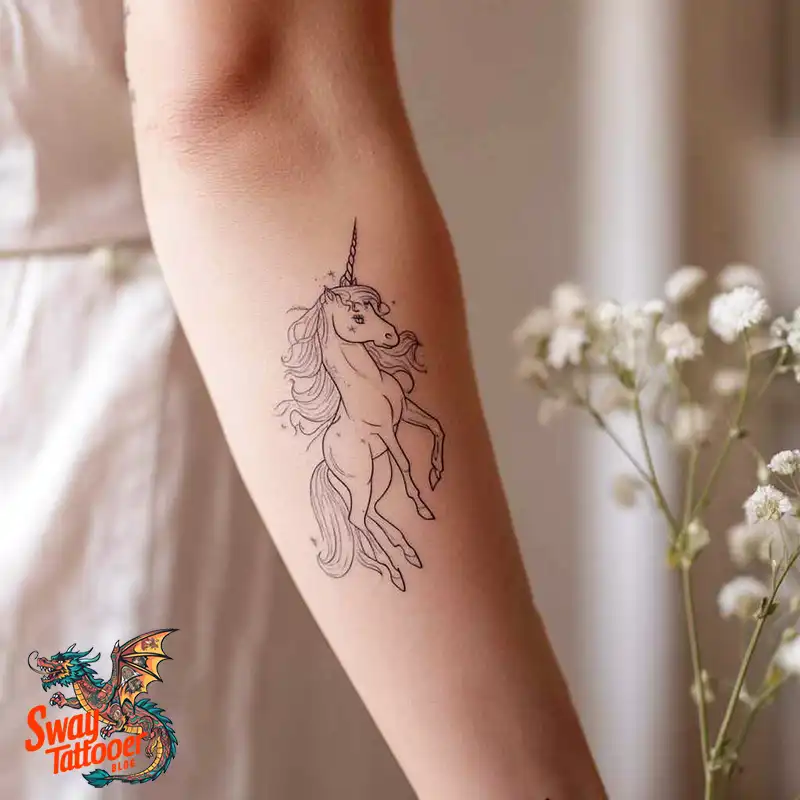 150 Unicorn Tattoo Designs to Spark Your Imagination 84 unicorn75