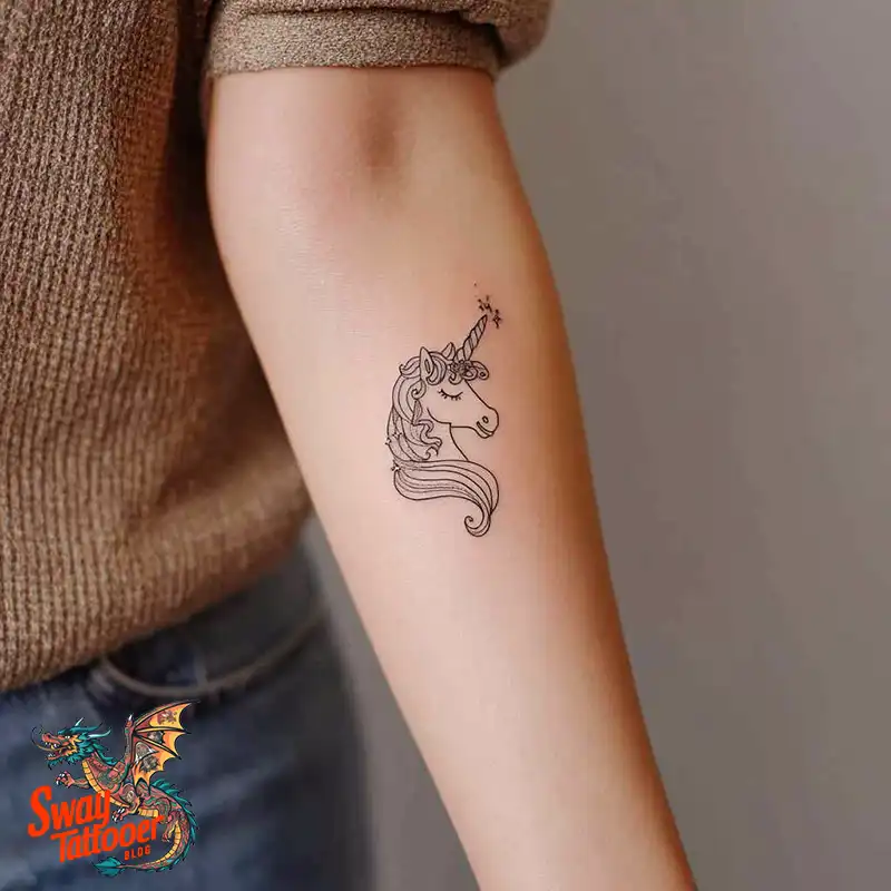 150 Unicorn Tattoo Designs to Spark Your Imagination 83 unicorn76