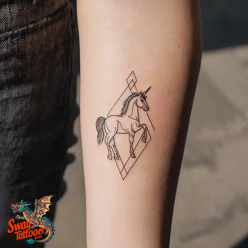 150 Unicorn Tattoo Designs to Spark Your Imagination 150 unicorn8