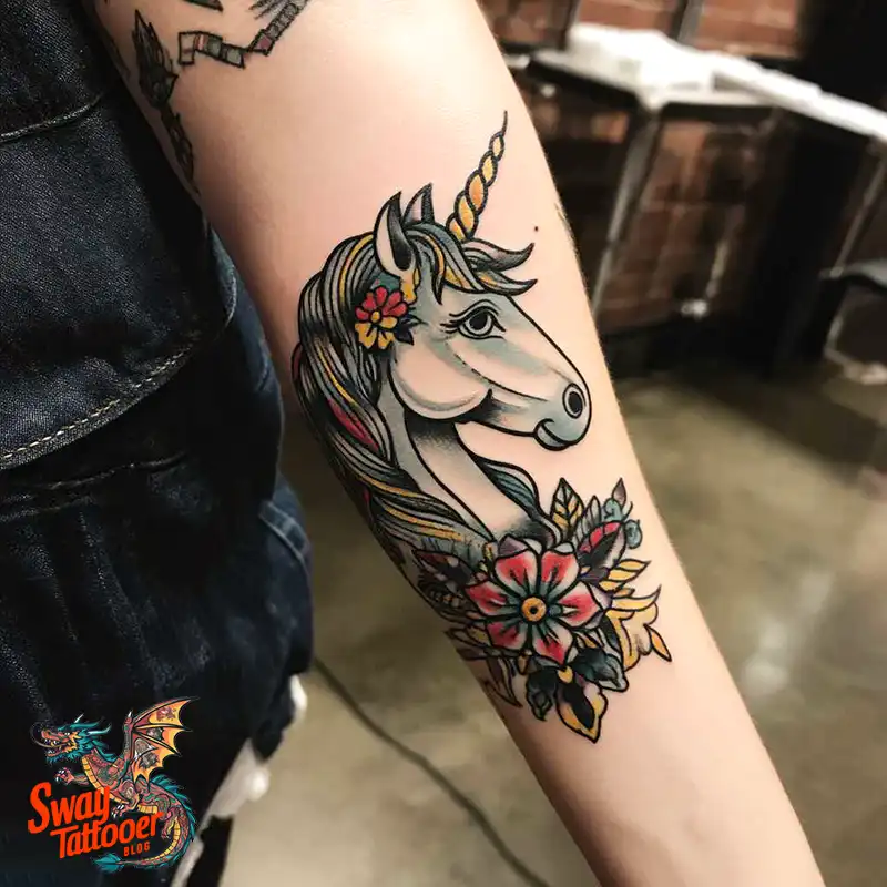 150 Unicorn Tattoo Designs to Spark Your Imagination 76 unicorn82