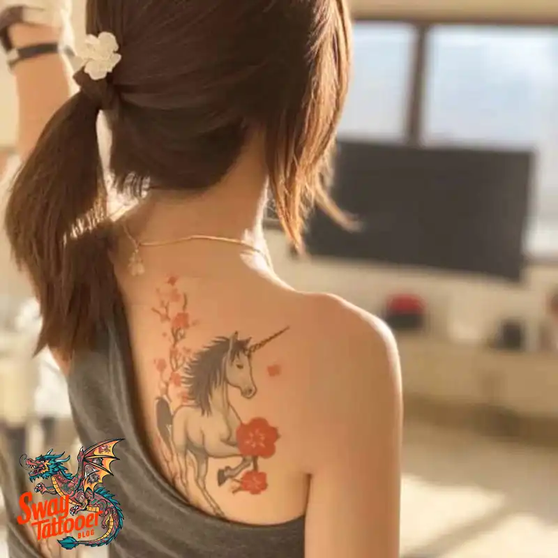 150 Unicorn Tattoo Designs to Spark Your Imagination 75 unicorn83