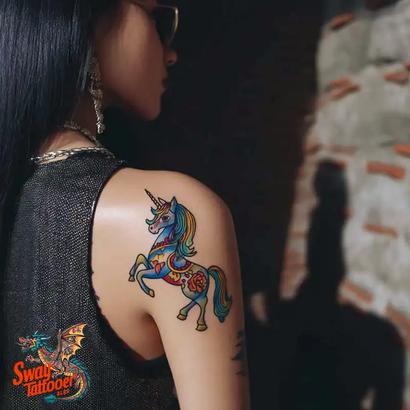 150 Unicorn Tattoo Designs to Spark Your Imagination 74 unicorn84
