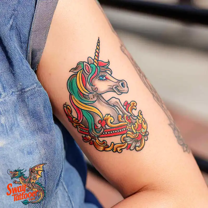 150 Unicorn Tattoo Designs to Spark Your Imagination 68 unicorn87