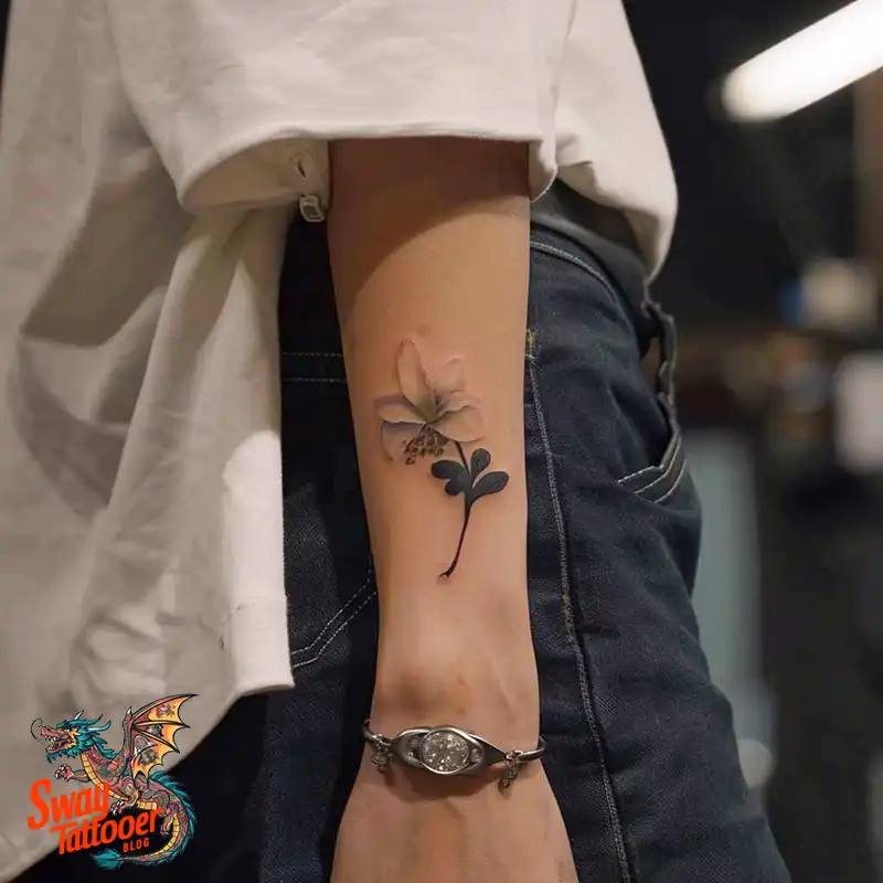 100 Vanilla Flower Tattoo Designs: Symbolism and Style 86 vanilla flower 1