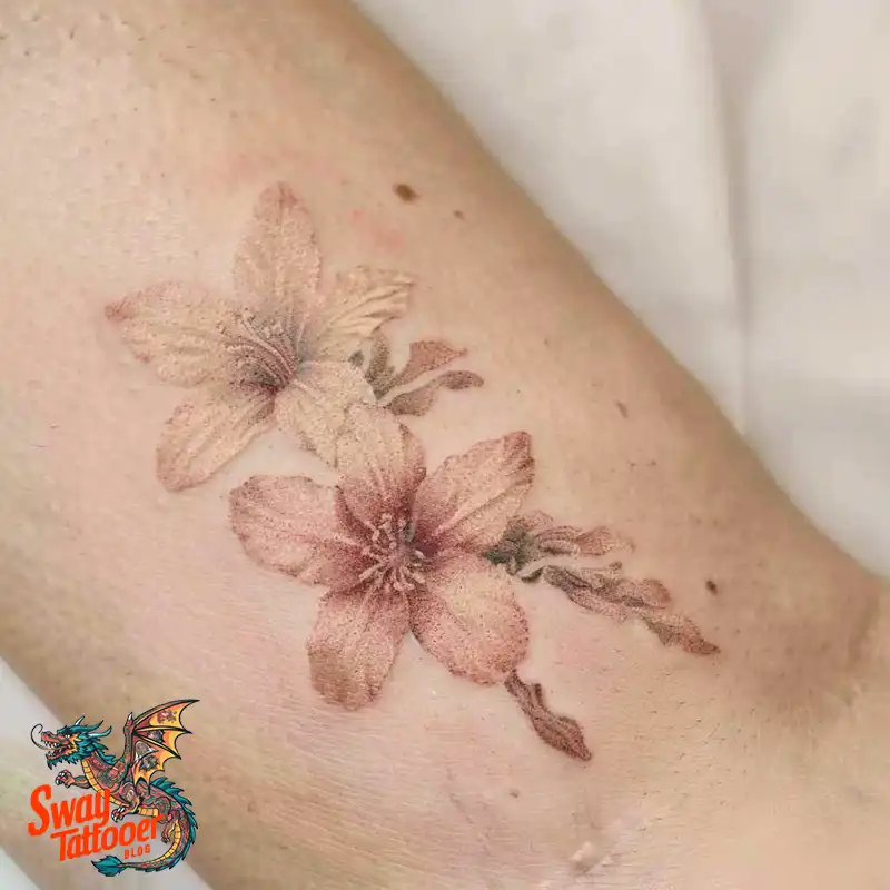 100 Vanilla Flower Tattoo Designs: Symbolism and Style 67 vanilla flower15