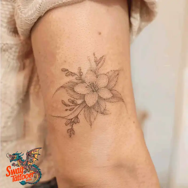 100 Vanilla Flower Tattoo Designs: Symbolism and Style 68 vanilla flower16