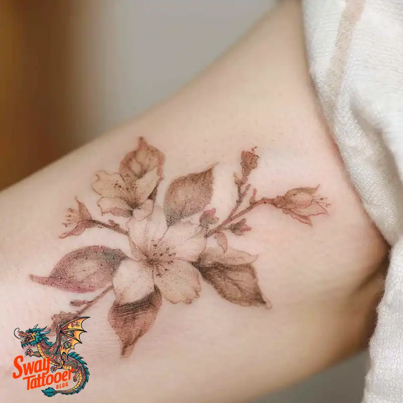 100 Vanilla Flower Tattoo Designs: Symbolism and Style 69 vanilla flower17