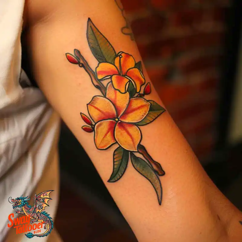 100 Vanilla Flower Tattoo Designs: Symbolism and Style 70 vanilla flower18
