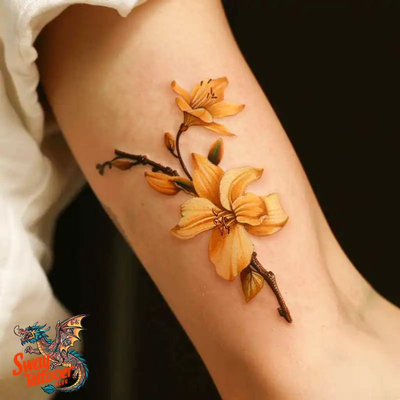 100 Vanilla Flower Tattoo Designs: Symbolism and Style 72 vanilla flower20