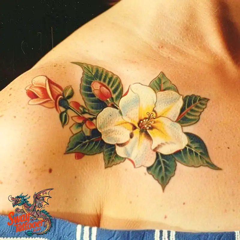100 Vanilla Flower Tattoo Designs: Symbolism and Style 66 vanilla flower21