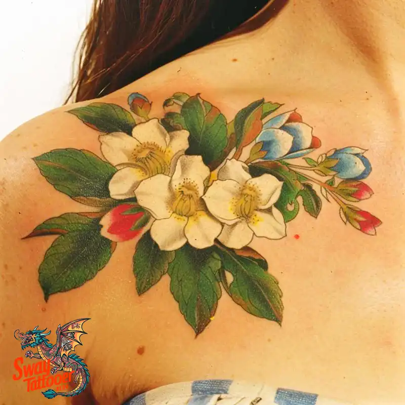 100 Vanilla Flower Tattoo Designs: Symbolism and Style 64 vanilla flower23