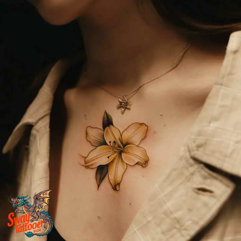 100 Vanilla Flower Tattoo Designs: Symbolism and Style 61 vanilla flower26